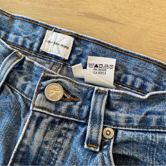 VTG 90s Ck Calvin Klein High Waisted Straight Leg Jeans | 26 - Picture 6 of 13